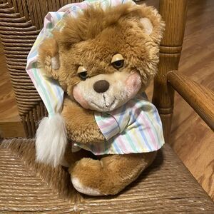 Vintage-13” 1985 Fisher Price Sleepy Time Bear Plush Teddy Beddy Bear